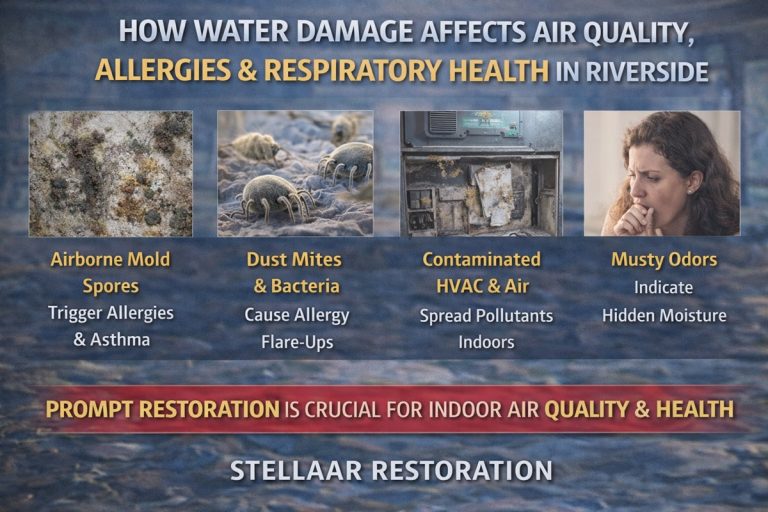 How Water Damage Affects Air Quality, Allergies & Respiratory Health